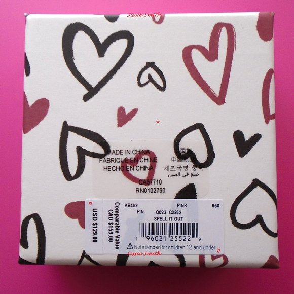 ♠️ Kate Spade ♠️ Spell It Out Heart Jewelry Set - Picture 3 of 7